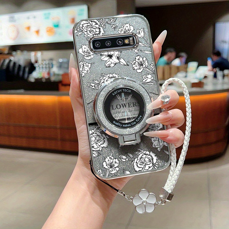 TEMU Phone Case Featuring Stunning Floral Designs, Entertainment-ready, And A Comfortable Grip With