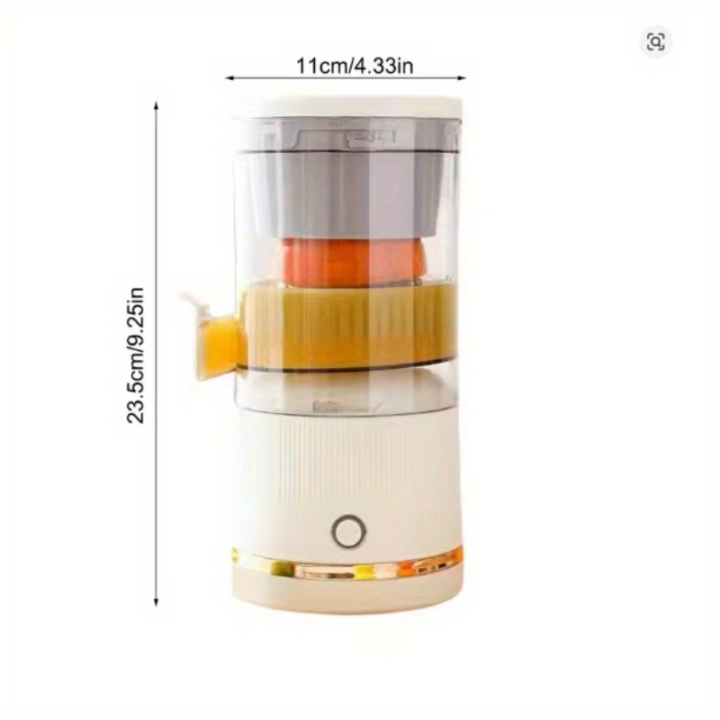 portable multifunctional juicer automatic citrus squeezer lemon juicer with usb charging kitchen gadget wireless electric juicer usb rechargeable portable automatic button control food grade pp suitable for fresh juice juice separator 1 modern kitchen accessory durable plastic structure festive gifts details 1