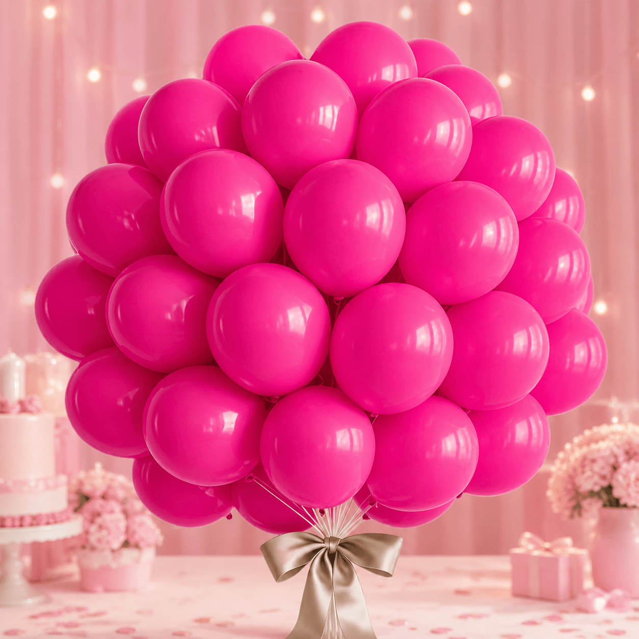TEMU Ensemble de Guirlande de Ballons Rouge Rose 42 pièces 5 pouces, idéal pour fête à thème, fête d'été, de diplôme, douche de , anniversaire,