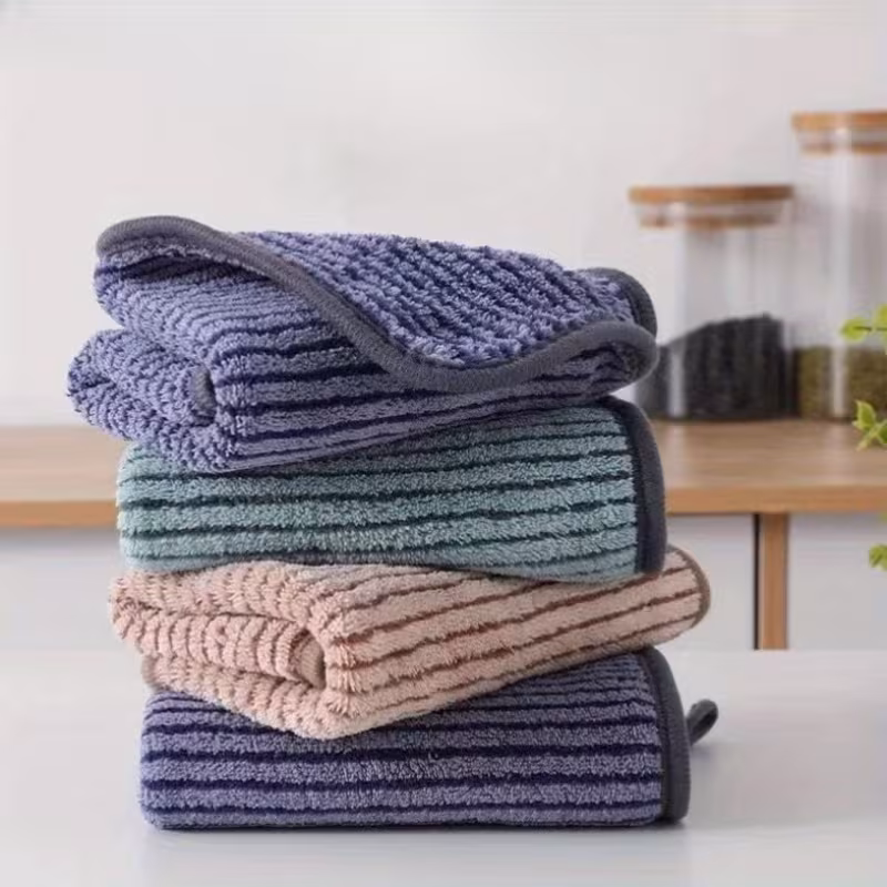 24pcs of cleaning cloth absorbent and lint free dish cloth cleaning towels suitable for cars and home use Product details 1