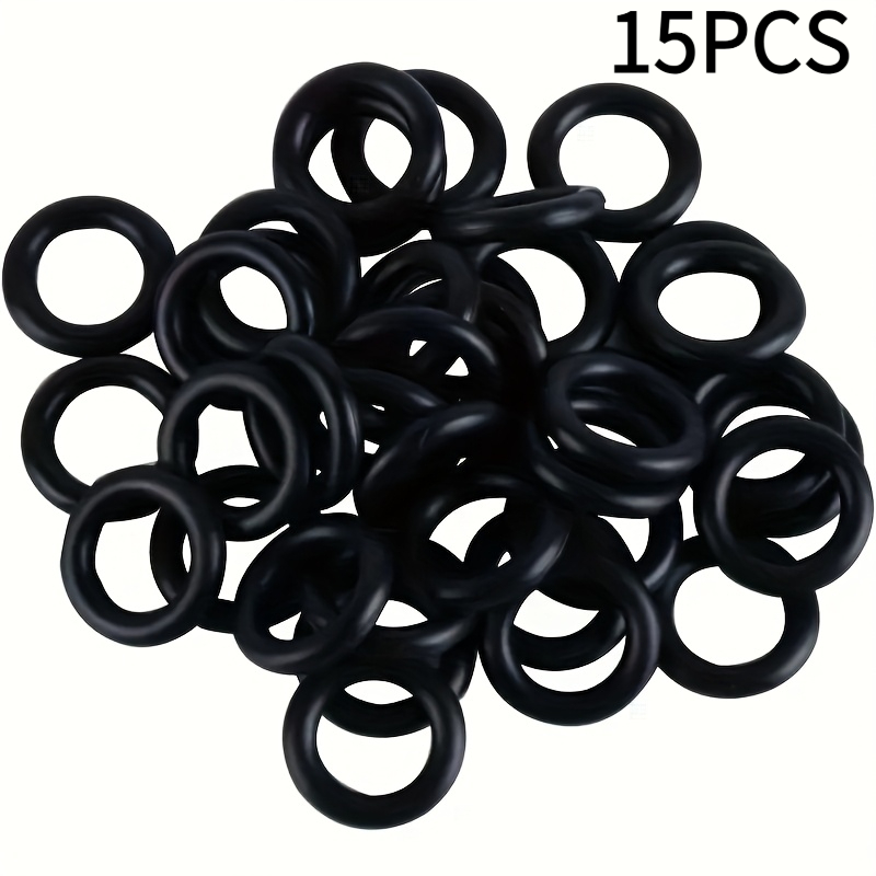 About 15/35pcs -ring Sealing Gaskets- Durable Synthetic, 16mm Od, 11.2mm Id, Black- Perfect For Garden Hose, Quick , Faucet, Car Wash Gun And Water Pump, Garden Hose Sealing Gaskets| O- Gasket