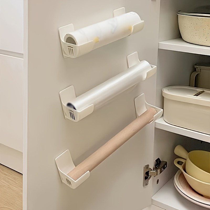 2pcs No-Drill Trash Bag Holder, Multi-Functional Kitchen Organizer