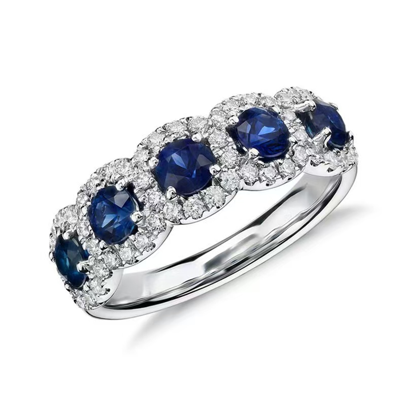 TEMU 1pc Women's Fashion Personality Ring, Exquisite And Elegant Synthetic Cubic Synthetic Zirconia Creative Ring, Suitable For Daily Wear, Weddings,