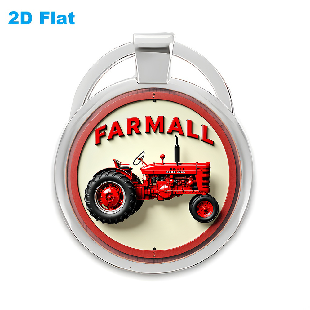 TEMU 2d Flat - 1pc Vintage Industrial Style "" Keychain | Classic Retro Design, Ideal For Car Keys, Backpacks, Toolboxes, Perfect Gift For Father's