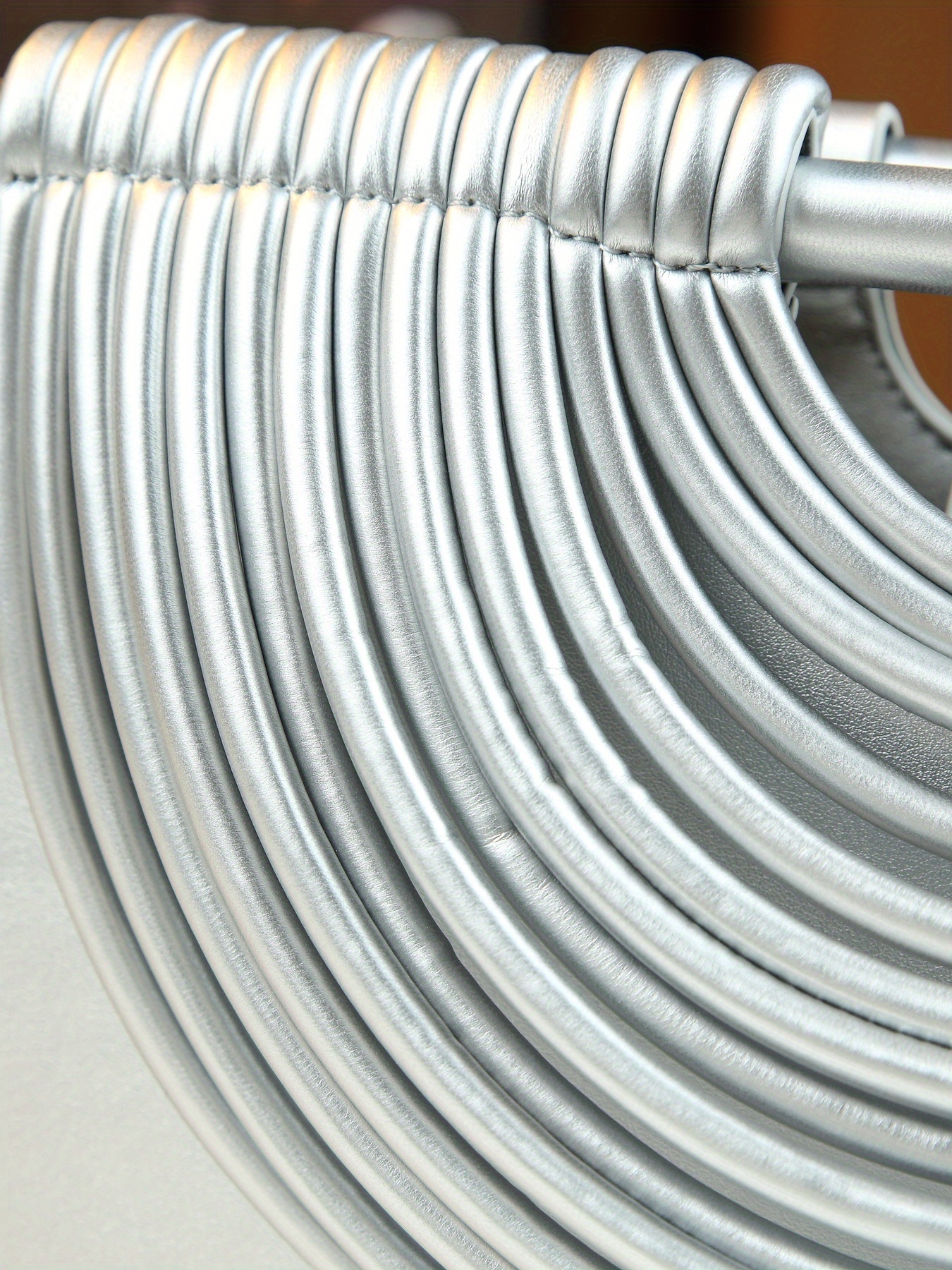 Stylish Solid Color Line Design Handheld Small Square Evening Bag for Women