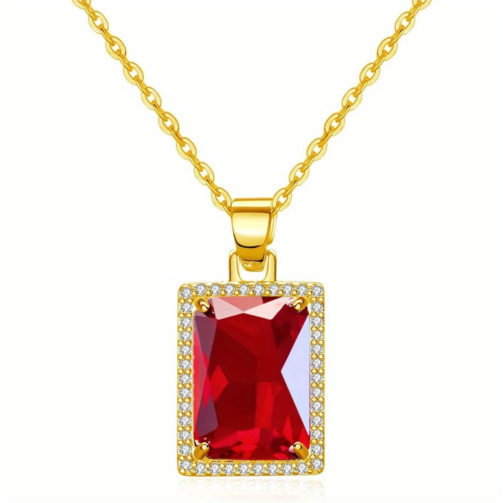 Square Necklace Family Gift Christmas Halloween