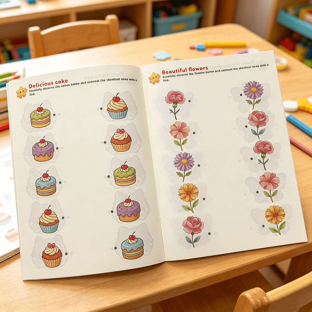 Find The Same Matching Activity Early Learning Workbook