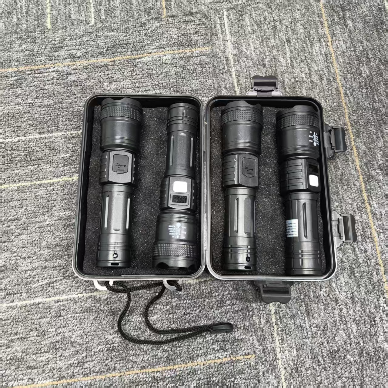 TEMU 4pcs Uv Flashlights 365nm Professional Uv Purple Light, For Home Use To Detect Fluorescent Agents, Accurately Find Cat And Dog Urine, Check