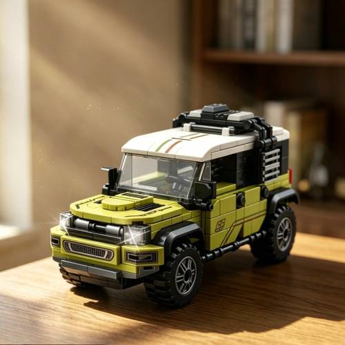 310+ teile offroad auto modell lkw bausteine set - premium sammlerstück display spielzeug für heimdekoration, geburtstagsgeschenke kleine partikel splicing/ weihnachten/geburtstag/halloween/valentinstag/neujahr/frühlingsfest geschenk hoch schwierig