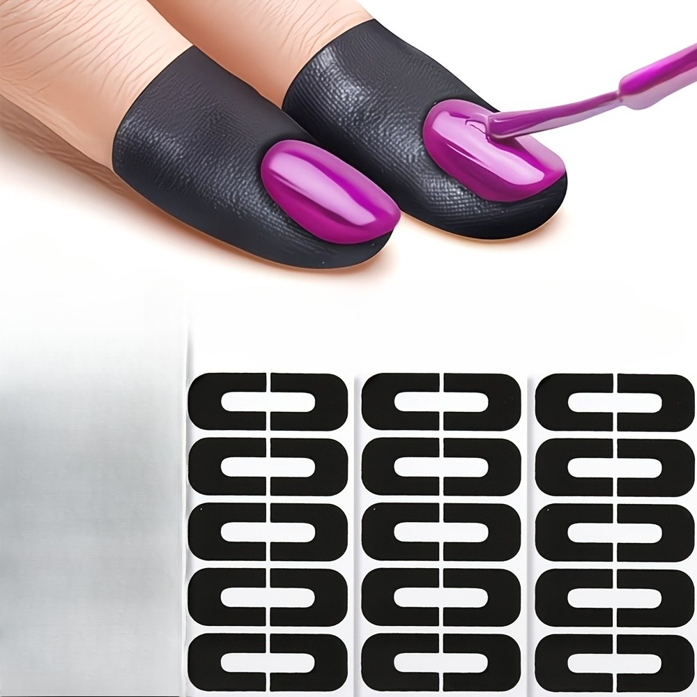 Disposable Nail Anti-Overflow Tape Set for Beginners