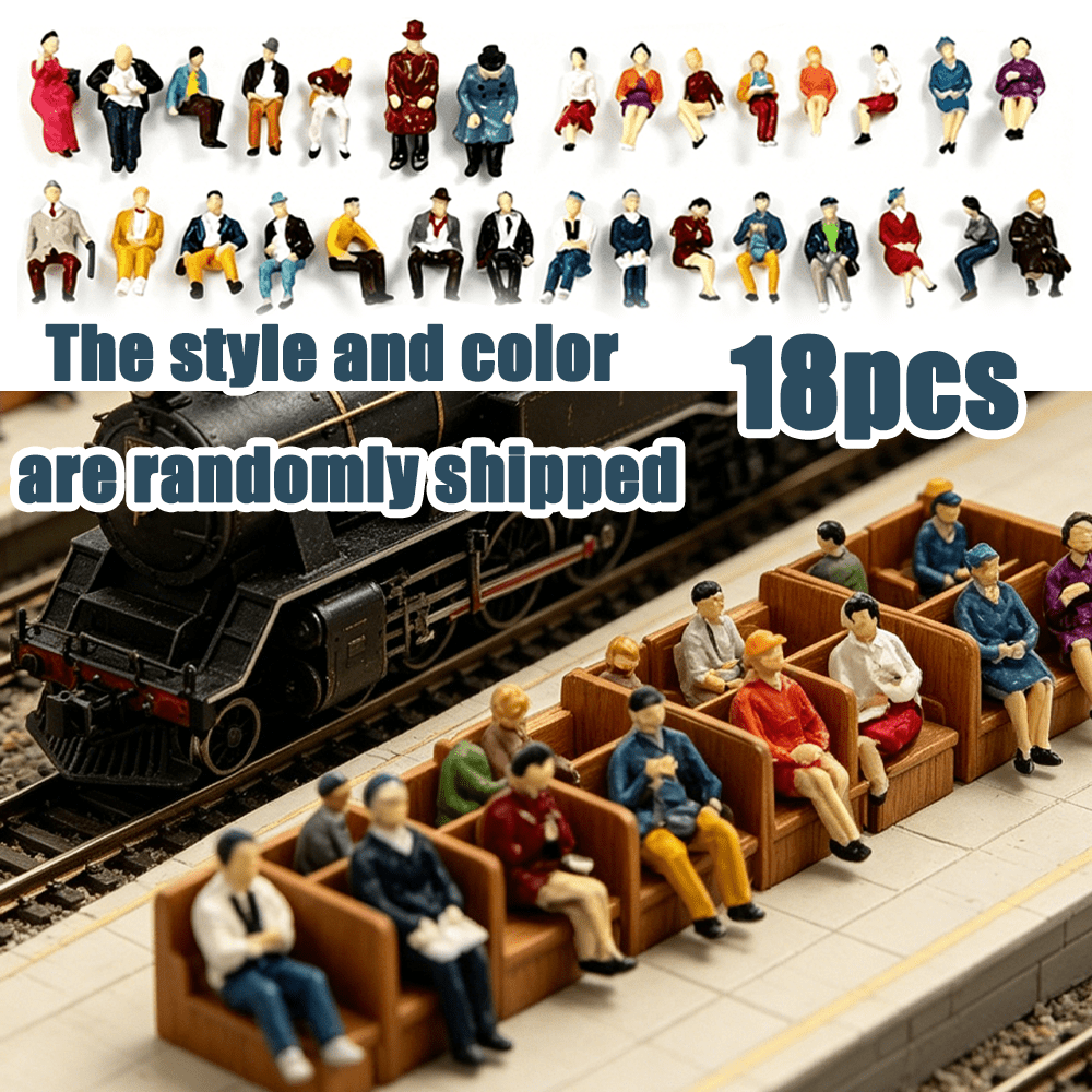 18pcs Scene Model Kit - Character Models