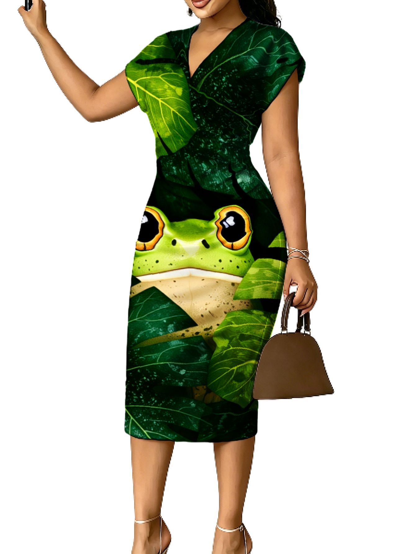 ladies frog dress Girls Frog Dress with Green Top  Lilah & Rex