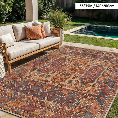 Dressing Table Rug Round boho outdoor rugs sold on Temu Australia