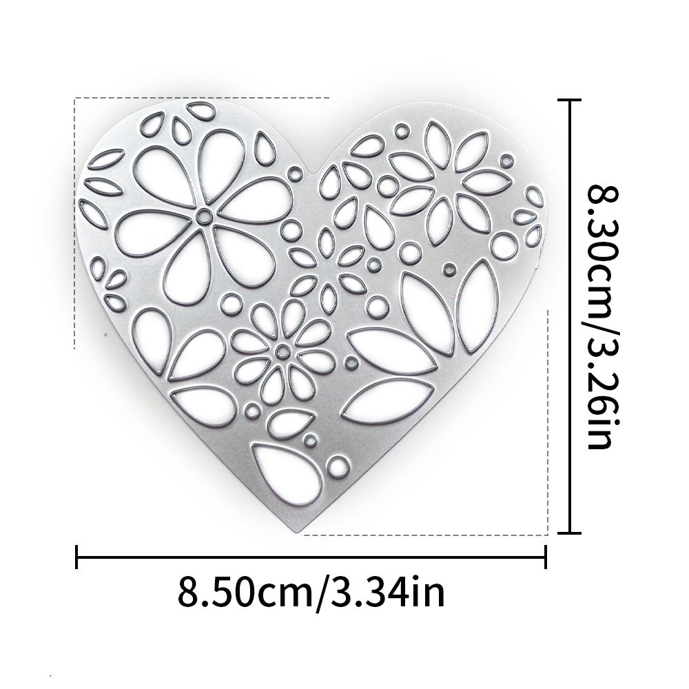 Image of 1pc Die Cut For Card Making, Flower Metal Cutting Dies Congratulations Die Cuts Birthday Embossing Stencils Template For Diy Scrap- Decor Wedding Birthday Card