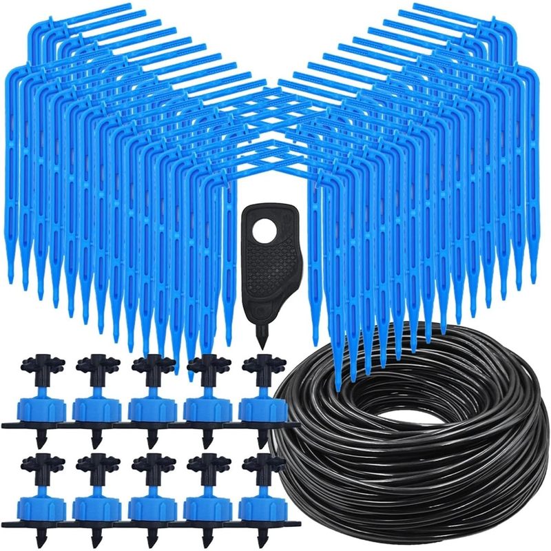 Zubehr Tropfbewsserung 4-Wege 3/5mm 2-Wege Tropf-*-Sender Garten  Automatisches Bewsserungssystem Topfpflanzen-Set Bewsserungszubehr