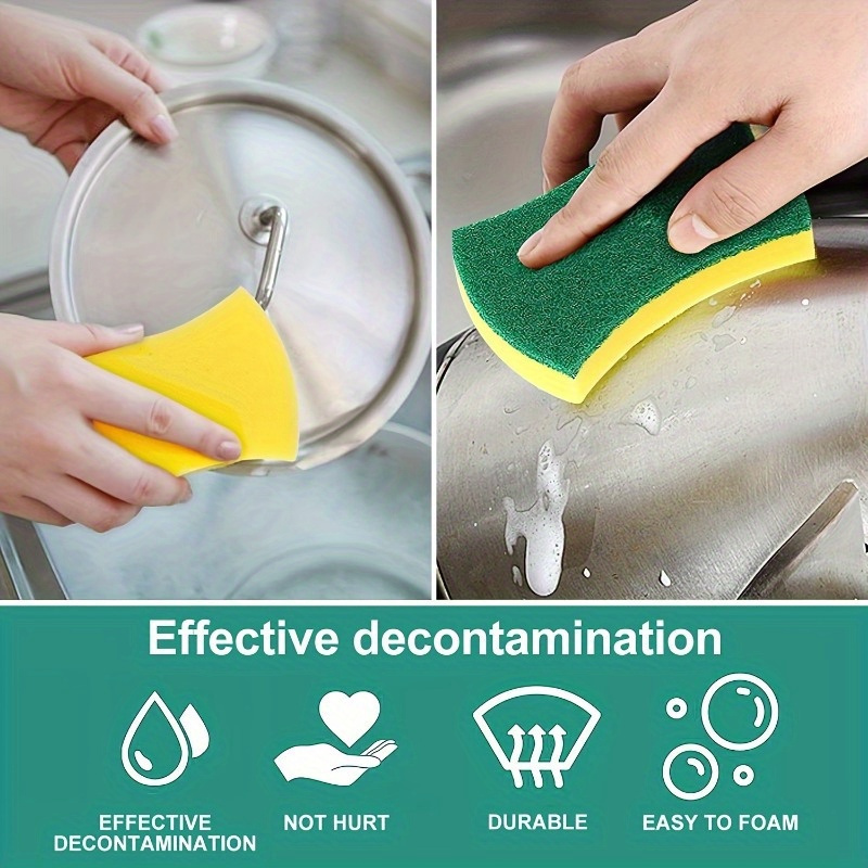 

10pcs Cleaning , Dish Towel, Scouring Pad, Dishware -scratch Scrubbing