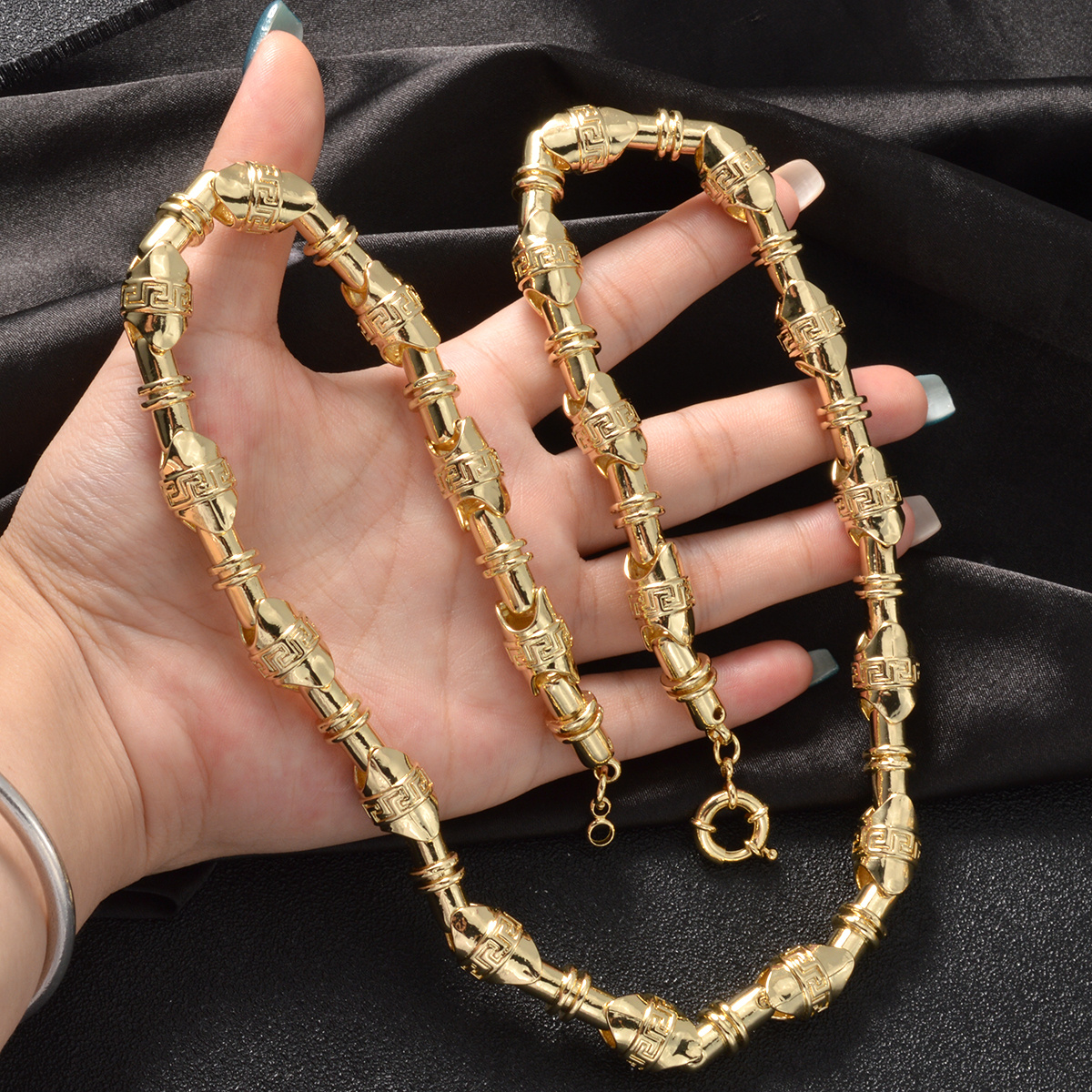 Bold Street Style Copper Statement Necklace