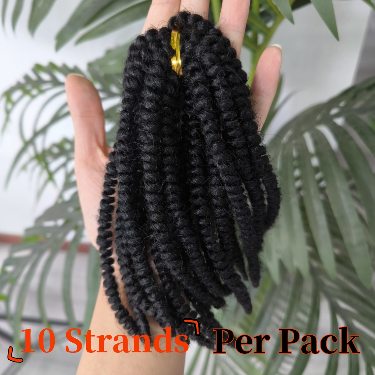 TEMU Spring Twist Dreadlocks Made From Human Hair, Designed To Resist Frizz And Provide A Long-lasting Texture Without Shedding. Are , Making Them