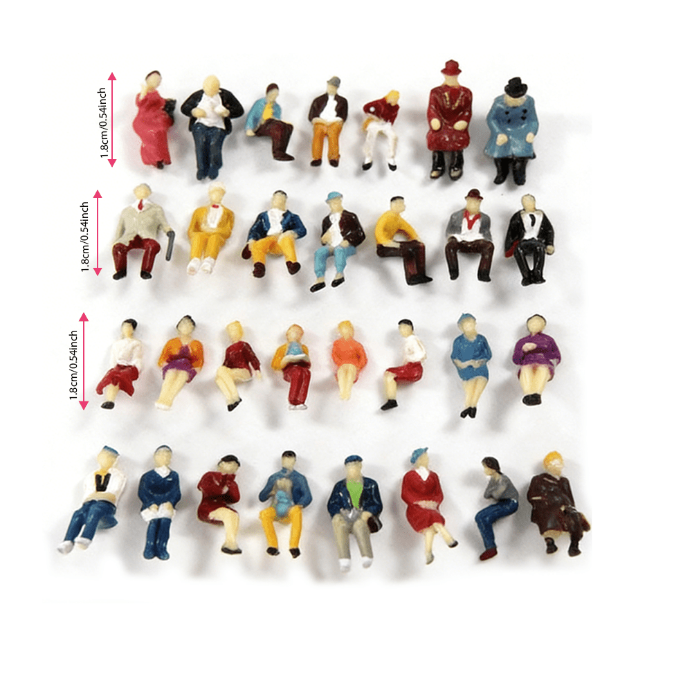 18pcs Scene Model Kit - Character Models