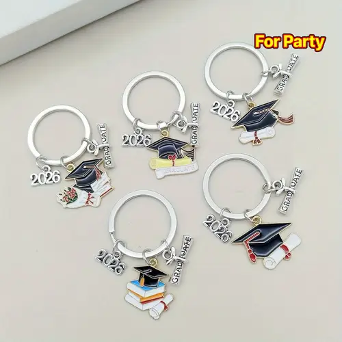 graduation keychains sold on Temu United States