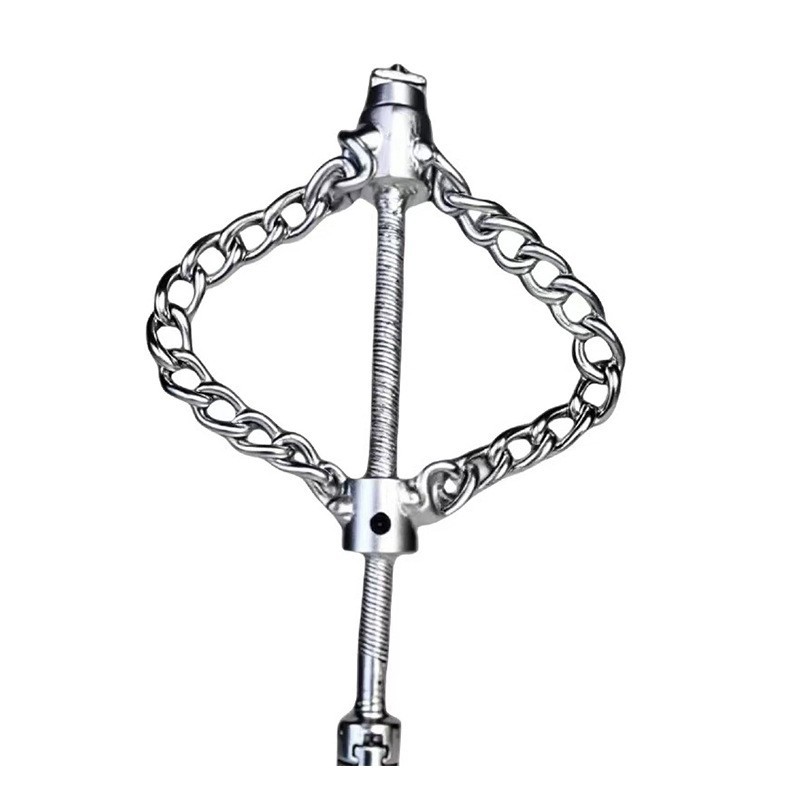 Flex-shaft Sewer Descaling Chain, Push-type Rotary Cable Sewer Dredg, Pipe Maintenance Tool For 16/22mm Spring
