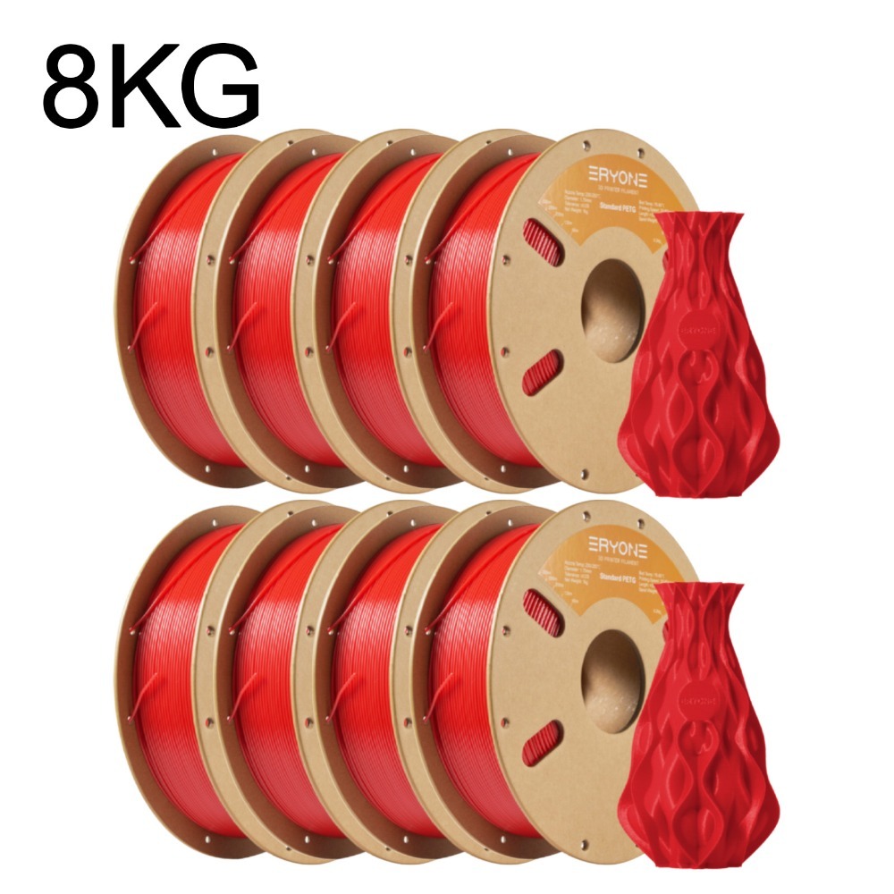 Eryone Petg 3d Printing Supplies Filament For 3d Printer, , 8kg 1.75mm +/ -0.03mm, Easy & Transition