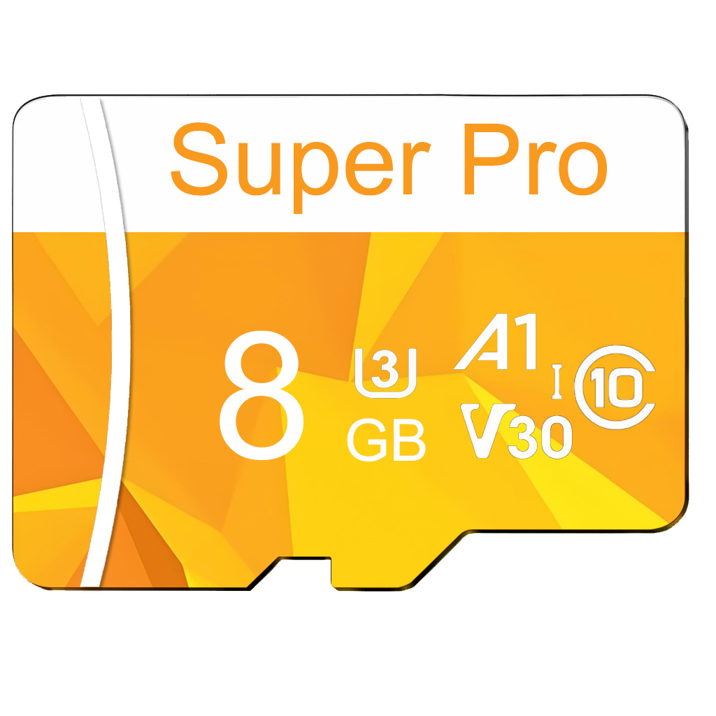 Image of 1pc High-performance Tf Memory Card In 64gb, 32gb, 16gb, 8gb, 4gb, 2gb, And 1gb Variants With Included Adapter, Featuring A1 C10 For Mobile Device Camera Storage