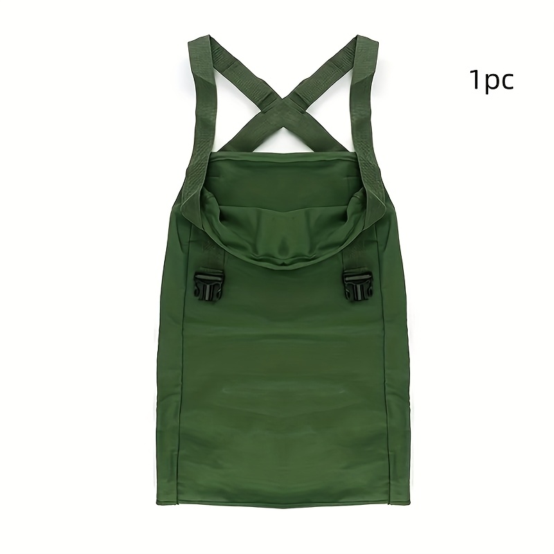 TEMU 1pc Adjustable Gardening Apron, Large Capacity Garden Harvesting Bag, Large Capacity Mushroom Foraging Bag