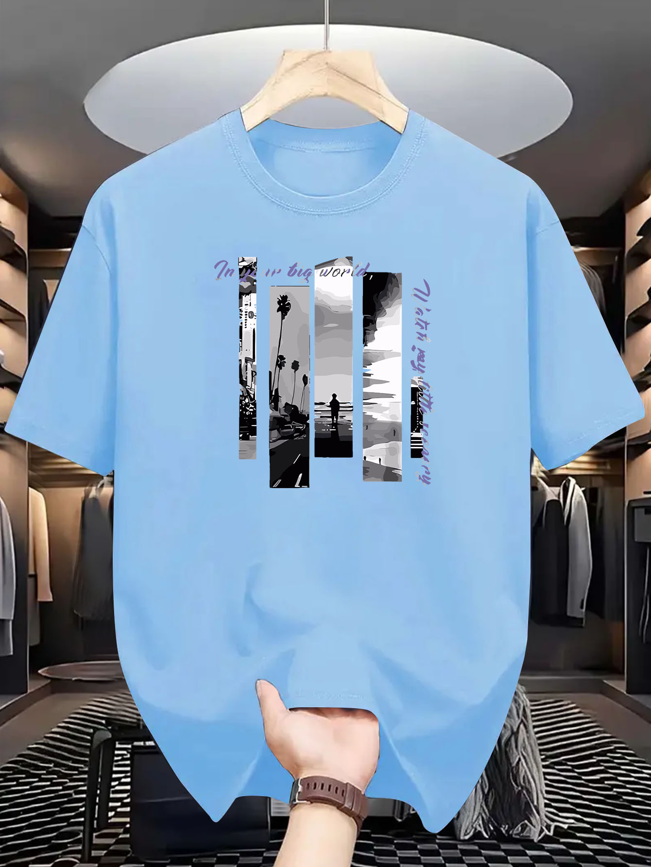 Pull Impression Photo Tee Shirt Custom T-shirts Personalize Order