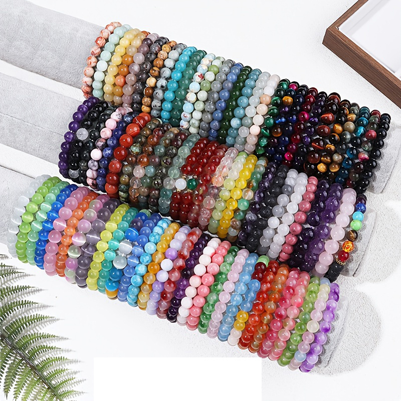 54pc Bohemian Multi-Style Beaded Bracelets Set