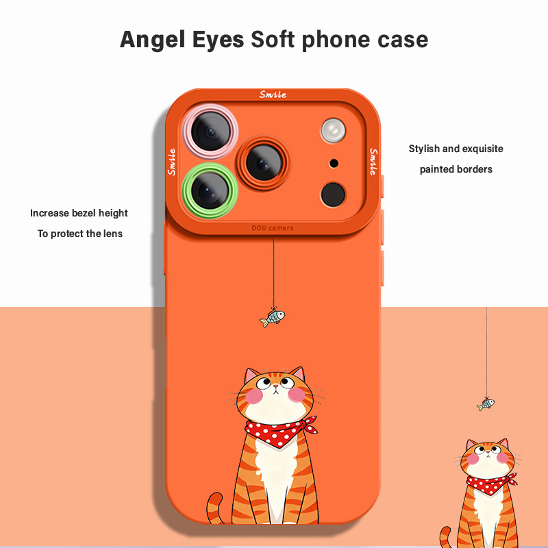 TEMU Phone Case - The Angel Eye Phone Case, Designed For Iphone 17 Pro Max, 17 Pro, 17 Air, And 17-14 Series. Resistant To Drops And Scratches,