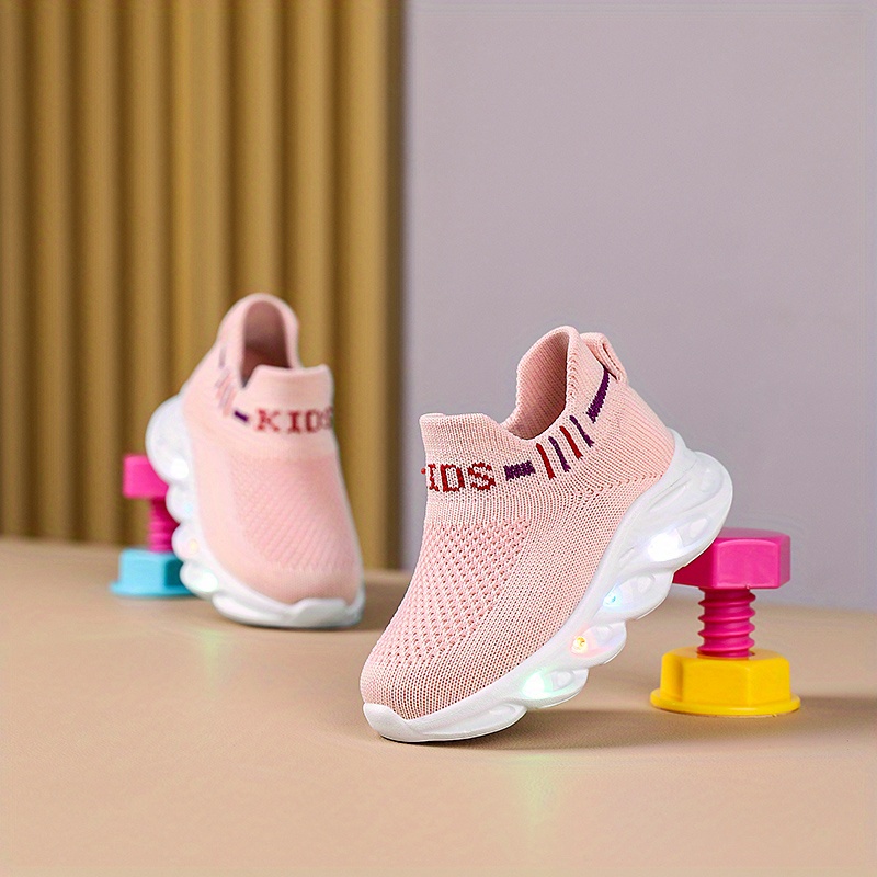 zapatillas led luz bebés niños pequeños transpirable Temu El