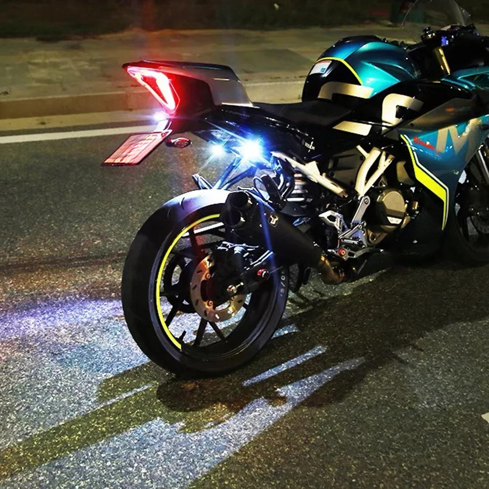 2 buc. Lumină de navigație universală LED pentru croazieră, lumină anti-coliziune în formă de pătrat, lumină LED reîncărcabilă pentru motocicletă, dronă, camion, scuter electric