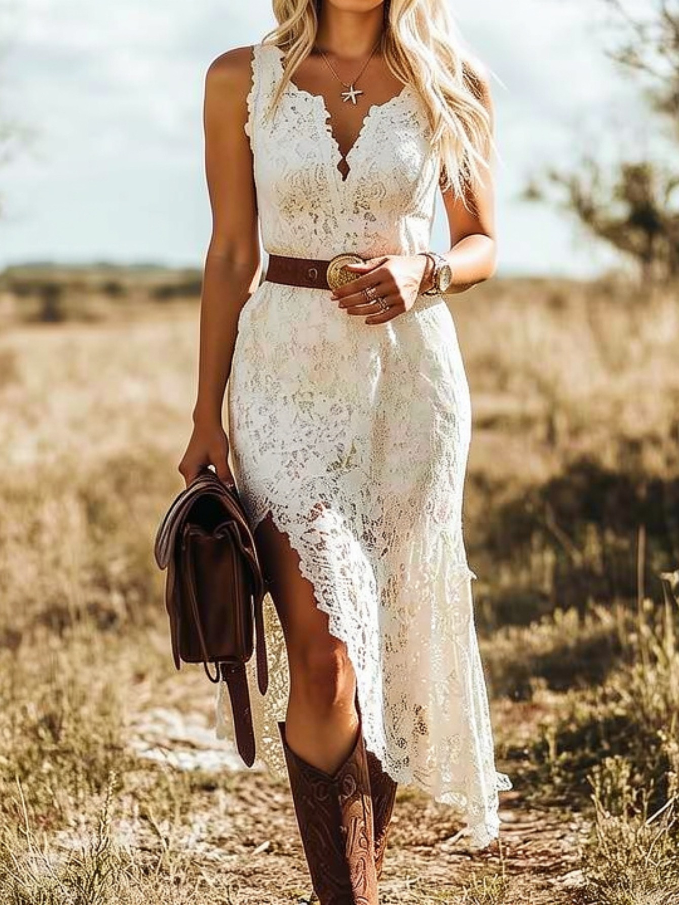 western summer dresses Suit Style Sundresses Beautiful Women's Western Wear By House Of Fett Add this versatile white maxi to your wardrobe and experience the perfect blend of authentic Western charm and contemporary fashion. Women's Elegant Western Cowgirl Dresses