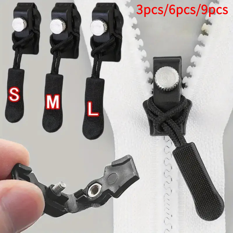 universal zipper repair kit quick installation of detachable zipper head suitable for bags coats clothes and boots no tools required detachable zipper head replacement part