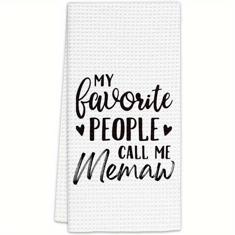 

Polyester Dish Towel 18x26" - Towel " Memaw" - Dish Cloth For , And Bathroom Decor