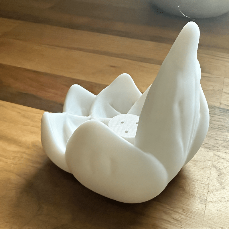 TEMU Diffuseur de parfum 1 pièce de lotus, brûleur robuste et élégant, lampe à huile et fondant à bougie pour bougie chauffe-plat, décoration