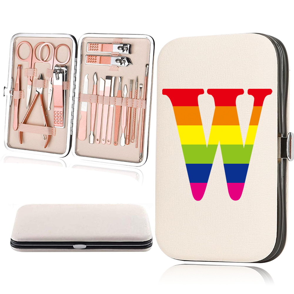 18pcs Nail Clippers Set with Portable Storage Case
