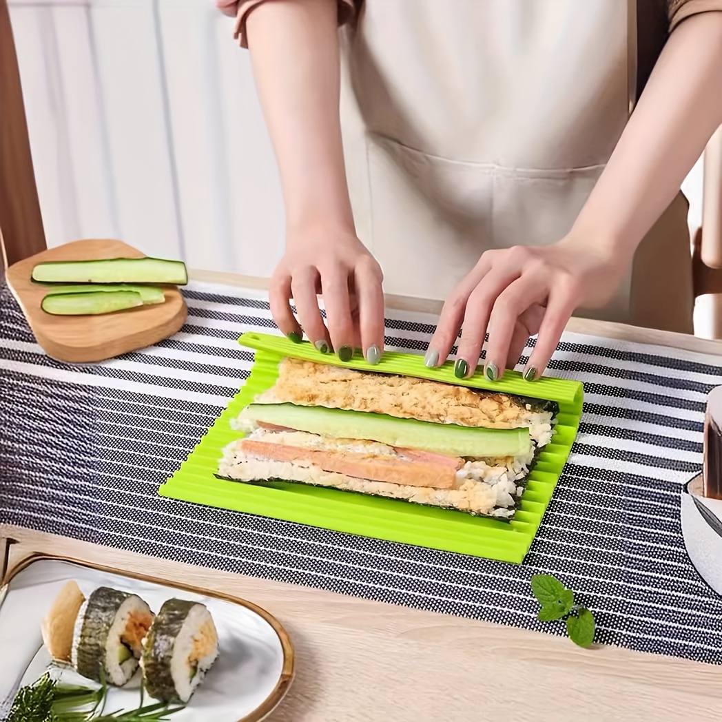 Image of 1/2pcs Silicone Maker - Versatile Seaweed & Rice Ball Mold For Home, Kitchen, Restaurant, And Use - Perfect For Diy Bento Boxes & Holiday Meals
