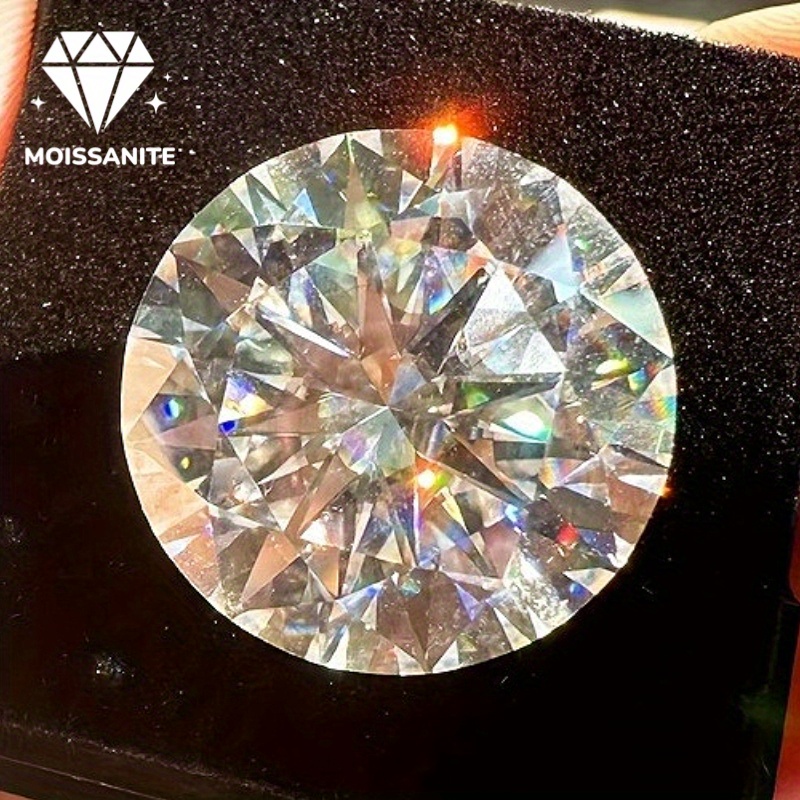 1pc Spark Grow 0.5-  Carat   Square-Cut Round Synthetic Moissanite Moissanite Alternative - Lab- , Synthetic Moissanite-Effect Stone with Certificate, D-  &   for Jewelry (Bracelets, Earrings, Rings, Necklaces) - Affordable Luxury Synthetic Moissanite Substitute, 58   for   Brilliance, Ideal for Casual Attire Special Occasions,   in 0.5 to   Carat Sizes