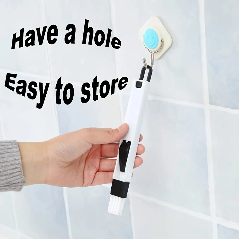 1 buc. Perie de curățare din plastic multifuncțională cu lopată - o lopată manuală de mână potrivită pentru curățarea holurilor, dormitoarelor, baie, toalete, bucătării, mașini și podele - nu este necesară electricitate.