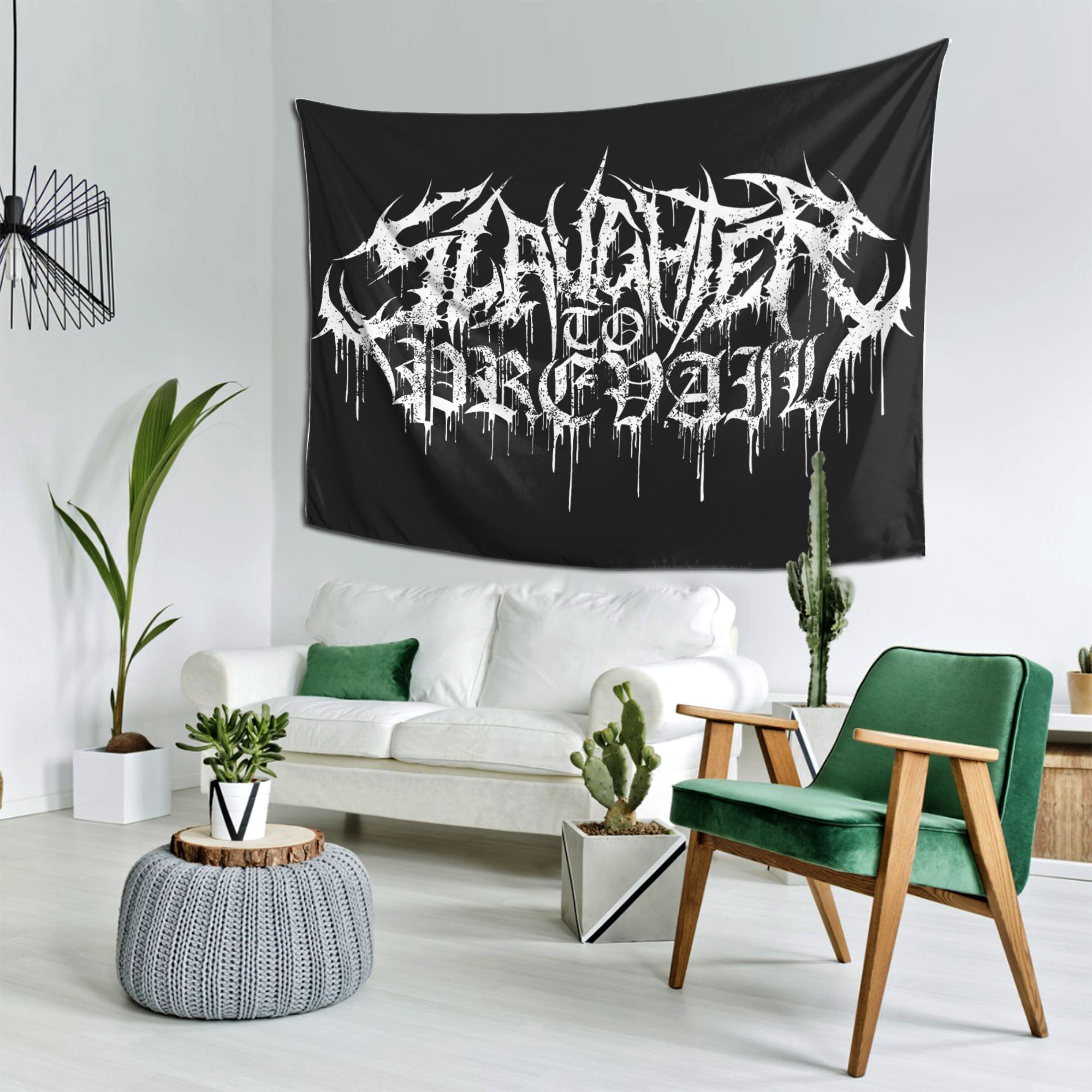 per Trionfare Tappezzeria in Metallo con Testo Appendiabiti da  Parete per Soggiorno, Camera da Letto, Ufficio, Arredamento di Dormitorio 