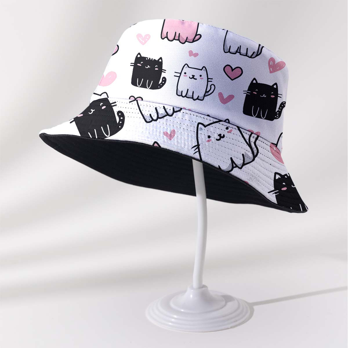 TEMU 1-pack Foldable Bucket Hat For Adults, Men, Women, And Teens, Suitable For Genders, For Birthdays And , Spring/summer Reversible Bucket Hat,
