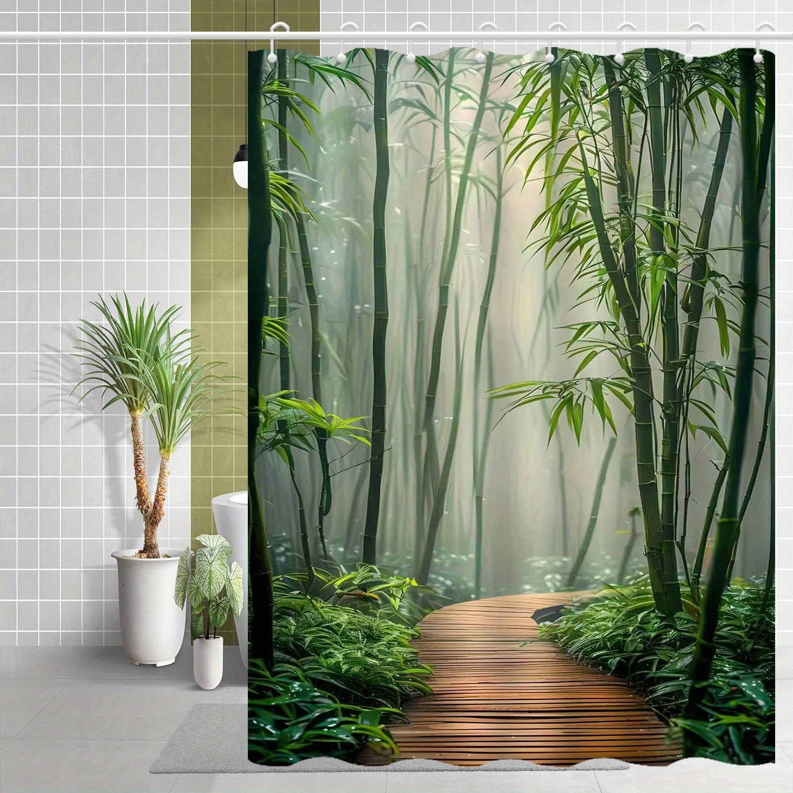 

Shower Curtain - & Fog-, Includes , Washable Bathroom Decor