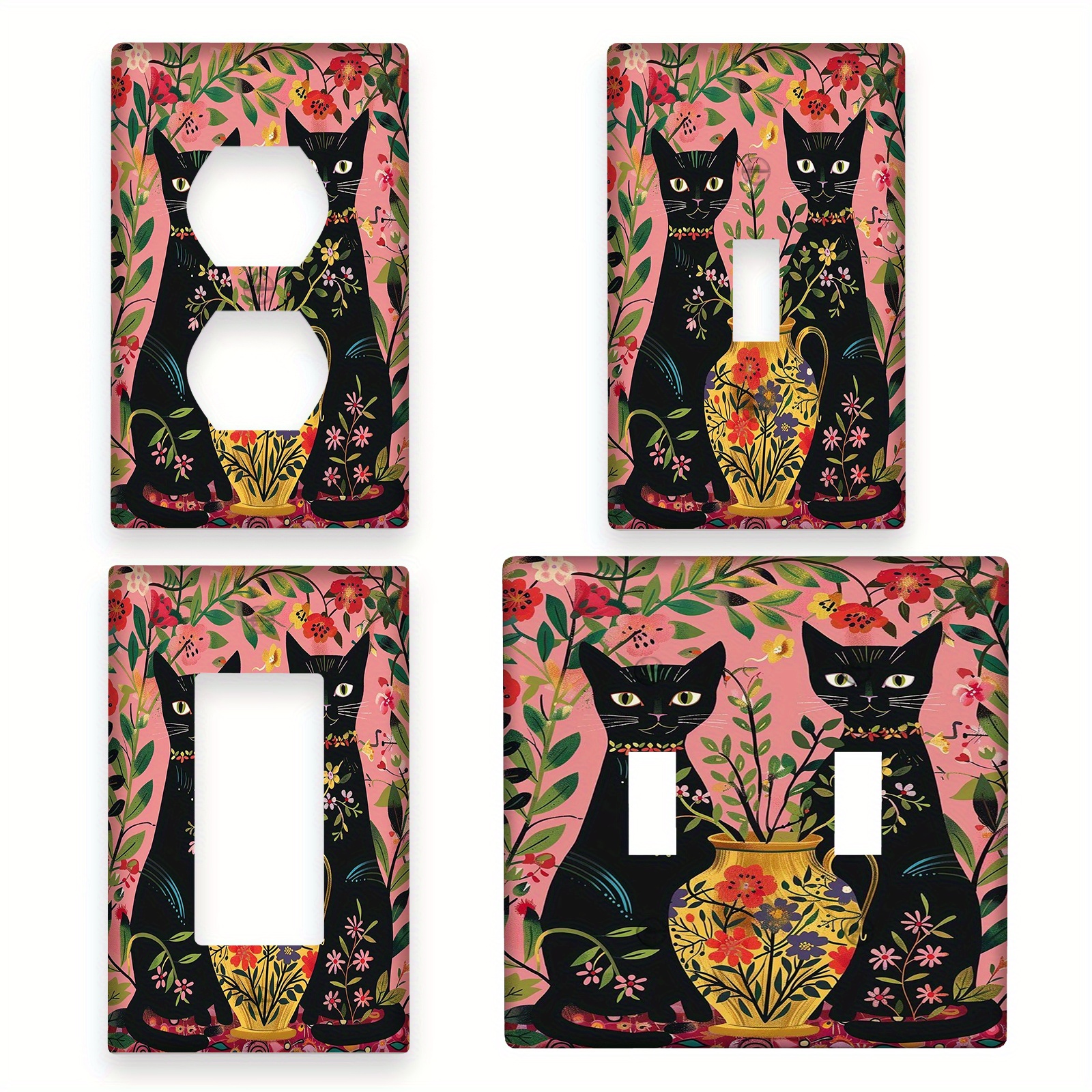 

Switch - 1pc 1-/2- Decorative Switch Plates For , , - No Or Battery Needed