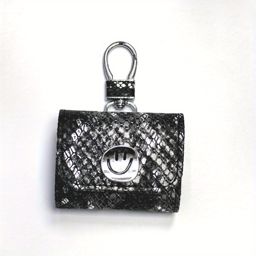 Suitable for Airpods Pro/Pro 2 Camellia Love Wireless Earphone Case, Airpods 3/Airpods 4 Cute Star joyful Face Headphones Cover with Portable Clip Flip Case