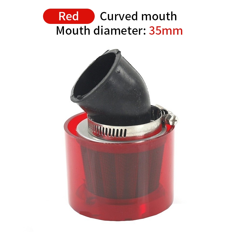 TEMU Waterproof Air Filter For 50-125cc Atv 35mm 42-44mm Durable Motorcycle Air Filter, Atv Air Filter, Offroad Vehicle Filter, Durable Construction,