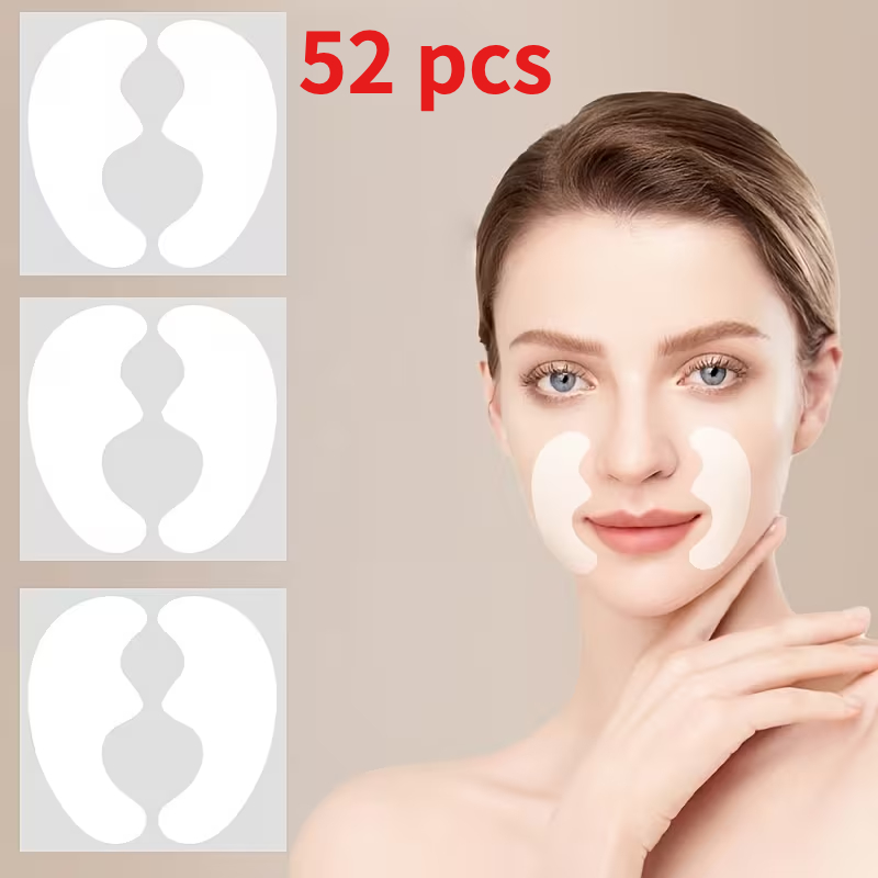 Version Is:52pcs Face Smoothing Patches For Facial Stretching And Lifting, Beautiful Face