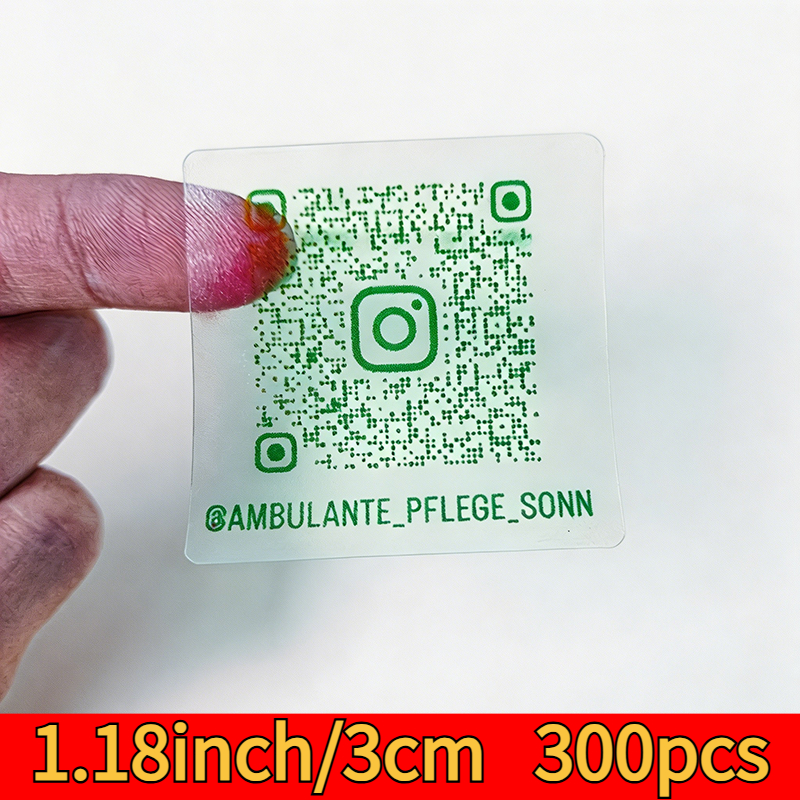 TEMU 1.18in/1.57in/1.97in/2.36in/2.76in/3.15in White Transparent Stickers - Custom Printed Square Stickers, Brand Name Stickers, Personalized Text