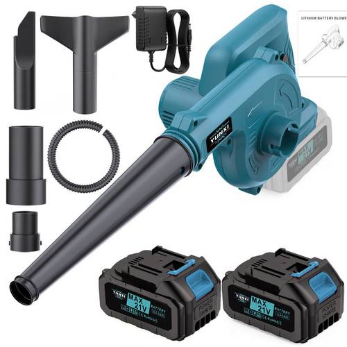 imagen del artículo ¡Set de aspiradora y soplador de hojas inalámbrico de carga rápida! Equipado con baterías de y cargadores rápidos, cuerpo mini y , potente energía , una sola máquina puede abordar la eliminación de hojas en y la eliminación del polvo .